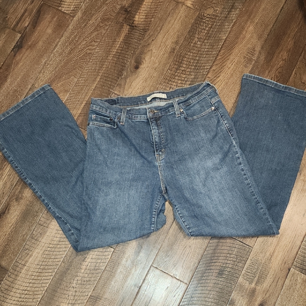 Levi's Blue Flare Wide Leg Jeans